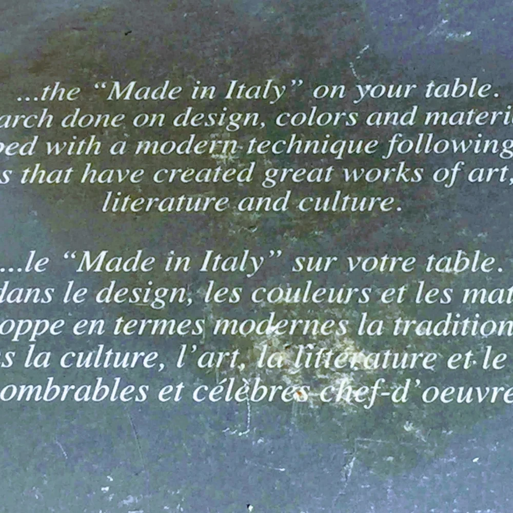 🇮🇹  Italian Designed Silverware Emerald Tortoiseshell 19 Piece Set DEADSTOCK